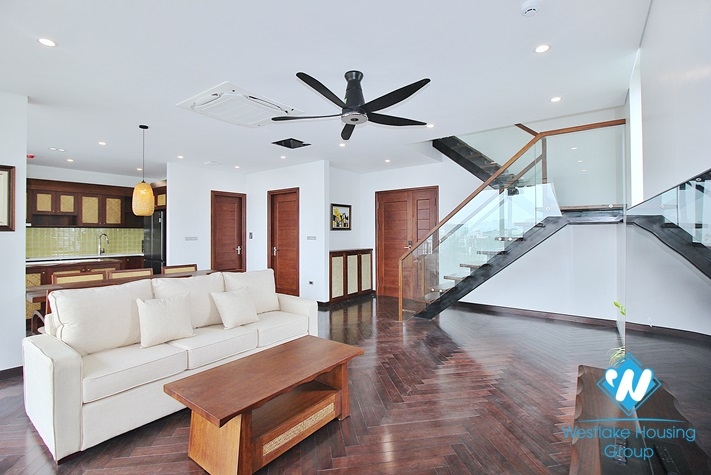 A brand new duplex 3 bedroom apartment in Dang thai mai, Tay ho